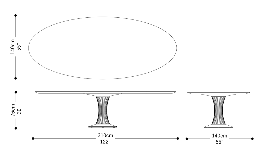 Imagem das dimensões completas do produto